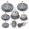 KJKVIVH 8 Piece Wire Brush Wheel Cup Brush Set 1/4Inch