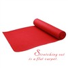 MECARPET 2.6×16.4ft Red Carpet Runner for Party, Anti Slip Thickening
