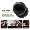 Zikefest 2PCS Car Cup Holder Coasters, 2.75 Inch Carbon Fiber