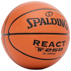 Spalding React TF 250 76802Z, Unisex, Basketball, Orange/Black, 6
