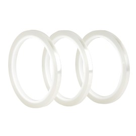 3 Rolls Clear Floral Tape, 1/4 Inch Waterproof Flower Arrangement Tapes 108 Yards Heat Resistant Florist Packaging Floral Craft Tapes for Bouquets Stem Vases Fresh Flower Crafts Arrangements Supplies