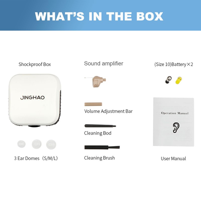 JINGHAO Sound Amplifier Voice Amplifier and Personal Audio Amplifier Pair