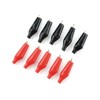 Alligator Clip [24mm x 27mm] (Red/Black) Set of 10 -