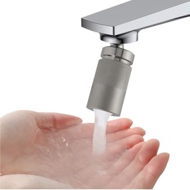 Faucet Aerator,BOQO Microbubble Faucet Nozzle Extender,Micro Nano Splash Proof Aerator, Household Faucet Ultra-fine Nano Bubble Generator.Removal of fruit and vegetable residues, deep cleaning