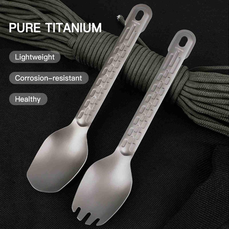 Spork, Camping Fork Camping Utensils Camping Spork Nonslip Handle Home,