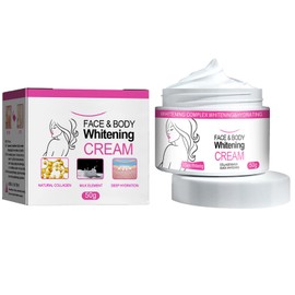Skin Brightening Cream,Aufhellende Körperlotion,Aufhellungscreme für Dunkle Haut,Aufhellende Körperlotion,Anti Aging für Frauen & Männer,Unterarm Whitening Cream,Whitening-Creme für die Achselhöhlen
