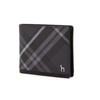 Hazzys (신세계센텀점)DUBLIN 블랙 체크 가죽 2단 반지갑 HJWA5F866BK DUBLIN Black