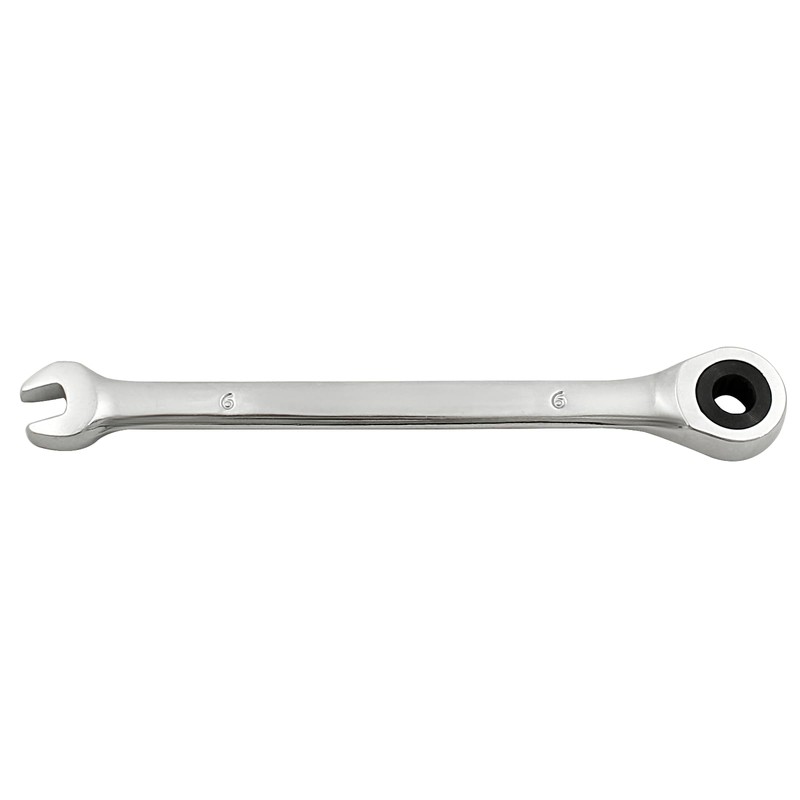 Jiozermi 6mm Ratcheting Combination Wrench, 72 Teeth Metric Ratcheting Wrench