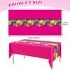 Irenare 3 Sheets Hawaiian Luau Tablecloths for Party Decoration 54