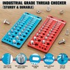 58 Nut and Bolt Thread Checker Standard and Metric,Bolt Size