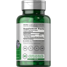 Horbäach Vitex Berry 820mg | 110 Capsules | Chasteberry Supplement for Women | Agnus-Castus Fruit | Non-GMO, Gluten Free