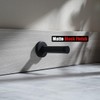 4 Pack White Door Stopper, 304 Stainless Steel Wall Mounted