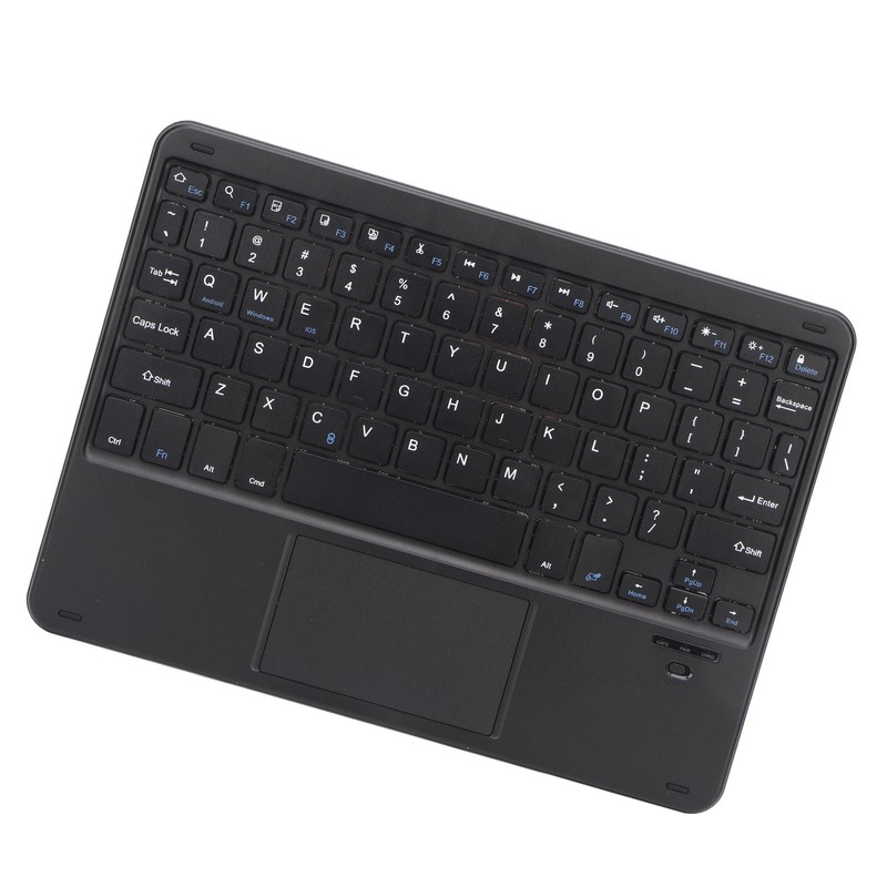 Wireless BT Keyboard Case Magnetic Connection Black USB C Charging