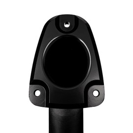 Young Marine Set of 2 Aluminium Heavy Duty Flush Mount 30 Degree Rod Holder for Fishing Boat, Black