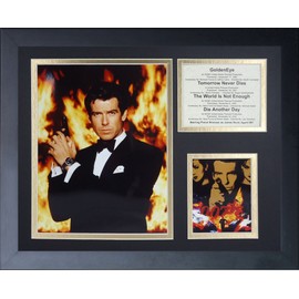 Legends Never Die "James Bond Pierce Brosnan Framed Photo Collage, 11 x 14-Inch, (16127U)