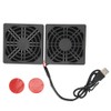 Computer Router Fan with Dust Cover USB Power Heat Dissipation