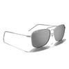 MERRY'S Retro Metal Square Aviator Polarized Sunglasses for Men Women