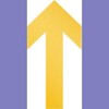 Durable Floor Stickers Arrow Removable 100 mm x Approx. 0.2