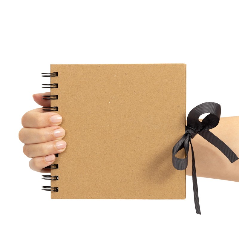 Scrapbook Photo Album Spiral Bound for Wedding Couple Travel Memory