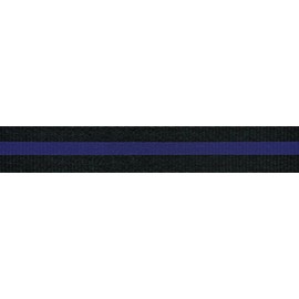 Country Brook Design - 5/8 Inch Thin Blue Line Polyester Webbing, 5 Yards