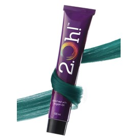 2.Oh! Aquamarine Semi Permanent Hair Color, Ammonia-Free, With Argan Oil, Easy Home Application, Perfect for Women and Men (Two Point Oh!)