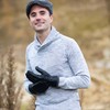 NF NITZSCHE fashion - Leather gloves for men - smartphone