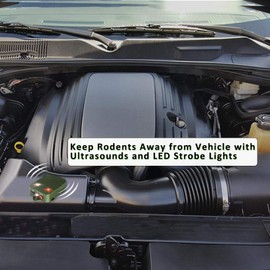 Glaobule Mouse Repellent Battery Operated Electronic Rodent Repellent for Car Engines Ultrasonic Rat Repeller for Cars Pest Repeller for Indoor Garage RV Attic Keeps Mice Out