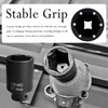 36mm Socket 1/2 Drive,High-Strength Axle Nut Socket Set with Anti-Slip
