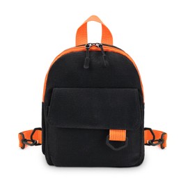 Energather Mini Backpack, Canvas Small Ladies Backpack Small Backpack for Women and Girls, Stylish Womens Backpack with Detachable Shoulder Strap for Shopping, Travel, Walk (black)