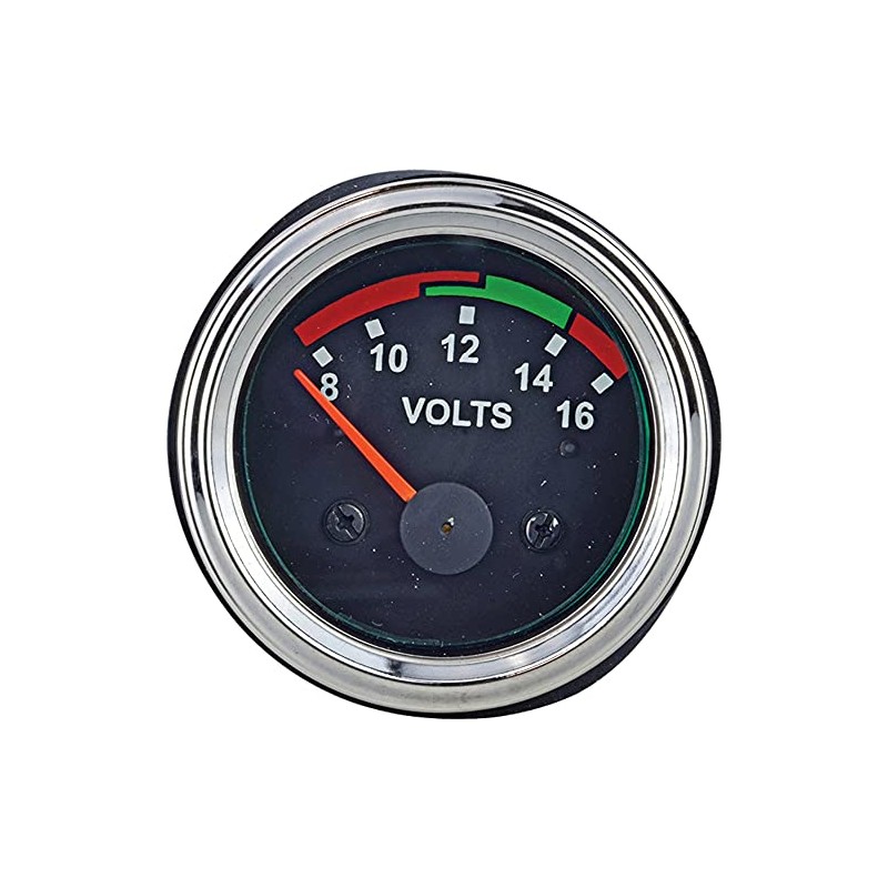 DB Electrical 640-01001 0-18 Volt Voltage Gauge- Lighted