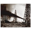 Spindletop Oil Well Vintage Black & White Photo - 11x14