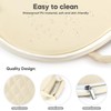 Amenpoki Portable Waterproof Leather Diaper Changing Pad Compact for Travel