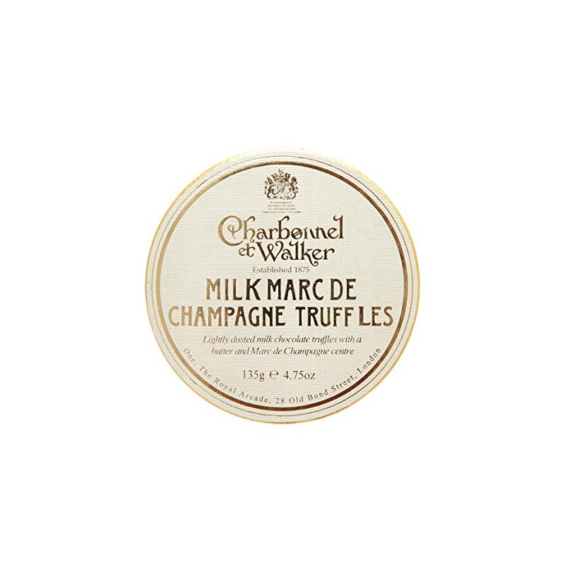 Charbonnel et Walker Milk Marc de Champagne Truffles 135 g