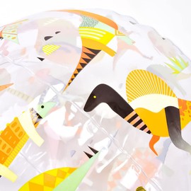 DJ00174 Dino Beach Ball, 13.8 inches (35 cm), Ball, Dinosaur, Boy, Pool, Children, Playing in the Water, Outdoors, Ocean, Vinyl, Small, 3 Years Old, Nordic Style, Stylish