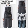 NLUS 2 Pack Cooking Aprons for Women with Pockets Adjustable
