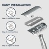 TGS Double Edge Safety Razor with 10 Razor Blades Refill,