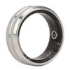 Smart Ring Silver IP68 Waterproof Pedometer Sleep Fitness Monitoring Remote