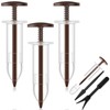 Flutesan 6 Pcs Mini Sowing Seed Dispenser Sower with 2