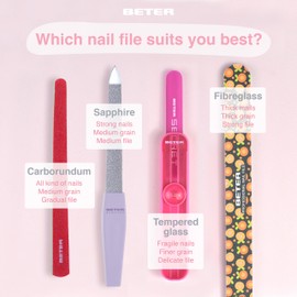 BETER Nail Files, 230 ml