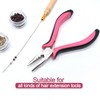 Quacc Hair Extension Pliers 3-Hole Mini Hair Extension Tool for