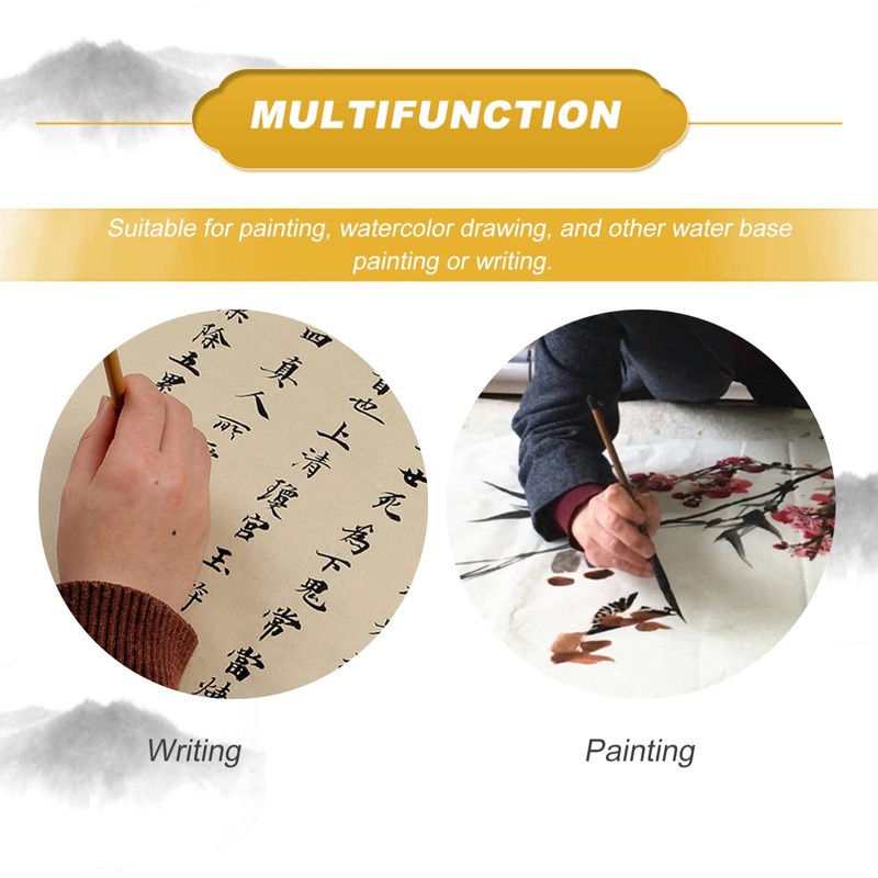 Lurrose 20m Chinese Calligraphy Rice Paper Raw Writing Paper Blank