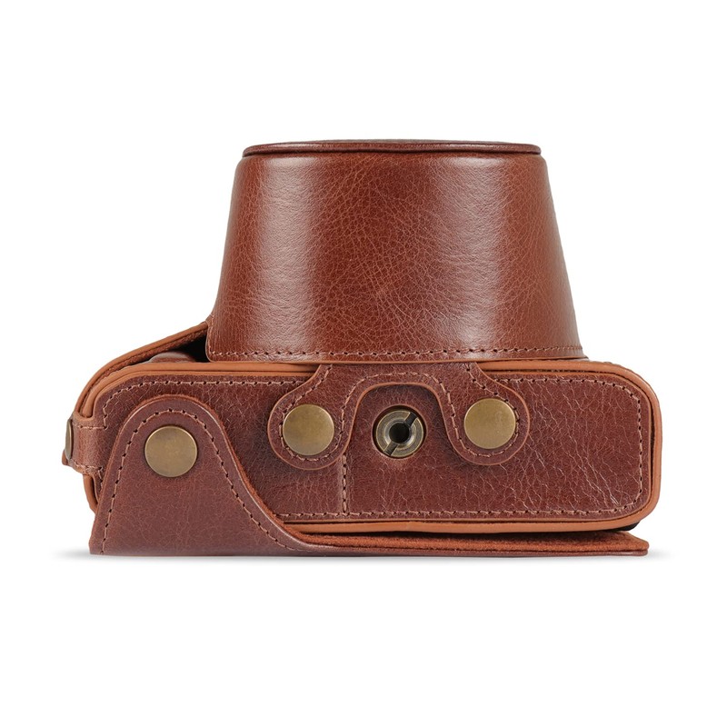 MegaGear Ever Ready Genuine Leather Camera Case Compatible with Nikon