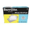 Barrilito Mica Térmica rígida 80 x 115mm 8 mil, 100pz.