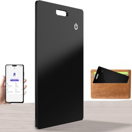 NACOOL Tarjeta de Seguimiento Ultrafina Impermeable IP68, rastreador iOS, Dispositivo antipérdida, Adecuado para Carteras, Llaves, Maletas, Bolsos, pasaportes, localizadores de teléfonos móviles.