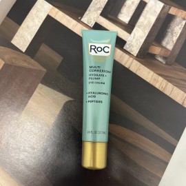 ROC Hydrate + Plump Eye Cream 0.5 oz ~ Hyaluronic Acid + Peptides - New W/O Box