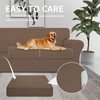 Easy-Going 4 Pieces Stretch Couch Cover Oversized Sofa Cover for