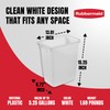 Rubbermaid 2 Pack Traditional Open Top Waste Basket Indoor Trash