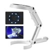 5/11X Magnifying Glass with 8 LED Light Hnadheld Desktop Multifunctional