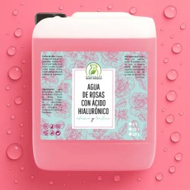 Agua De Rosas Con Ácido Hialurónico Hidratante 5litros