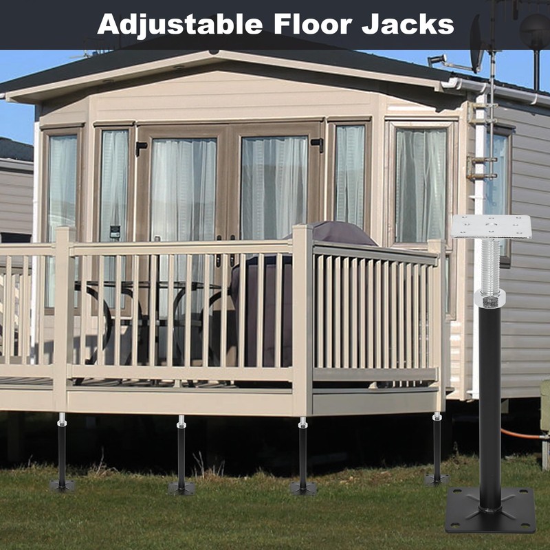 House Jacks for Leveling, 8 PCS Basement Jacks Adjustable, Floor